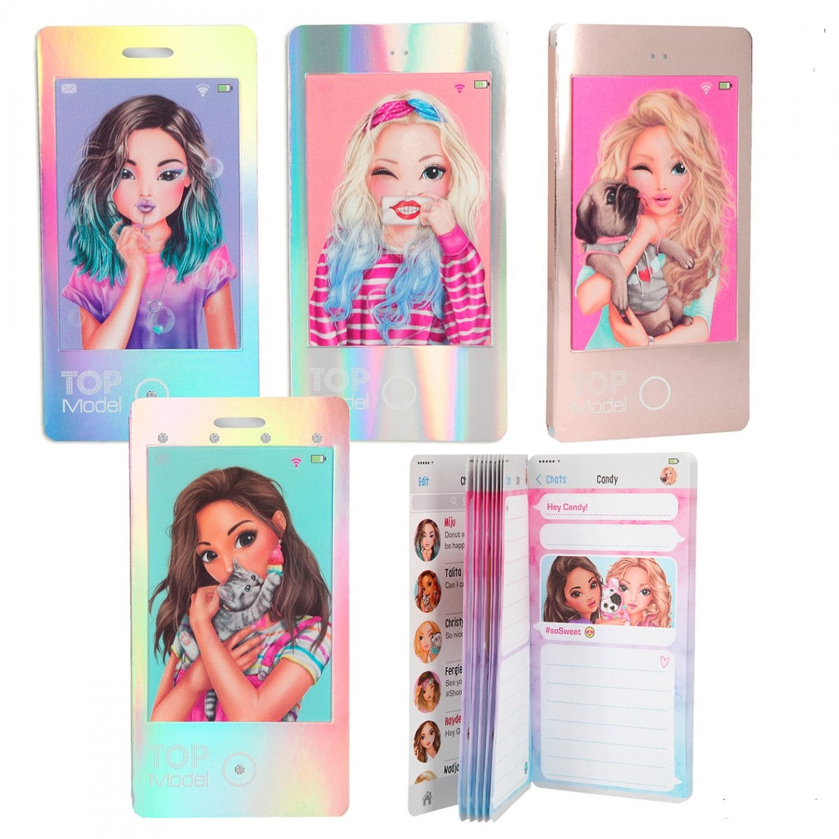 TOPModel Mobile Notizbuch mit Wackelbild