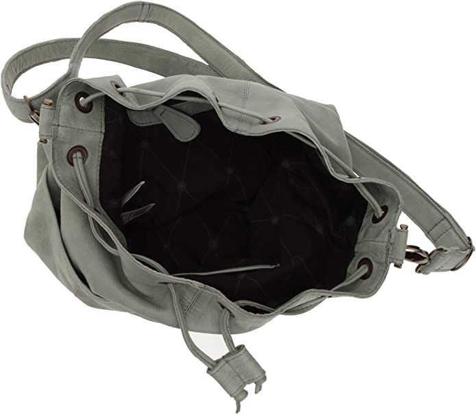 Miniaturbild: PIECES Guan Leather Tighten Bag fresh mint | Umhängetasche Beutel | Leder