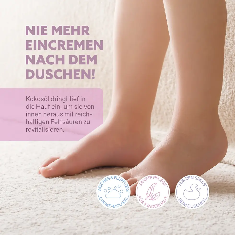 Miniaturbild: puremetics Dusch-Fluff 'Kinder' mit Bodylotion I 200g Duschmousse