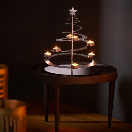 Miniaturbild: Philippi SANTA CRUZ Weihnachtsbaum | Edelstahl poliert |H 37cm