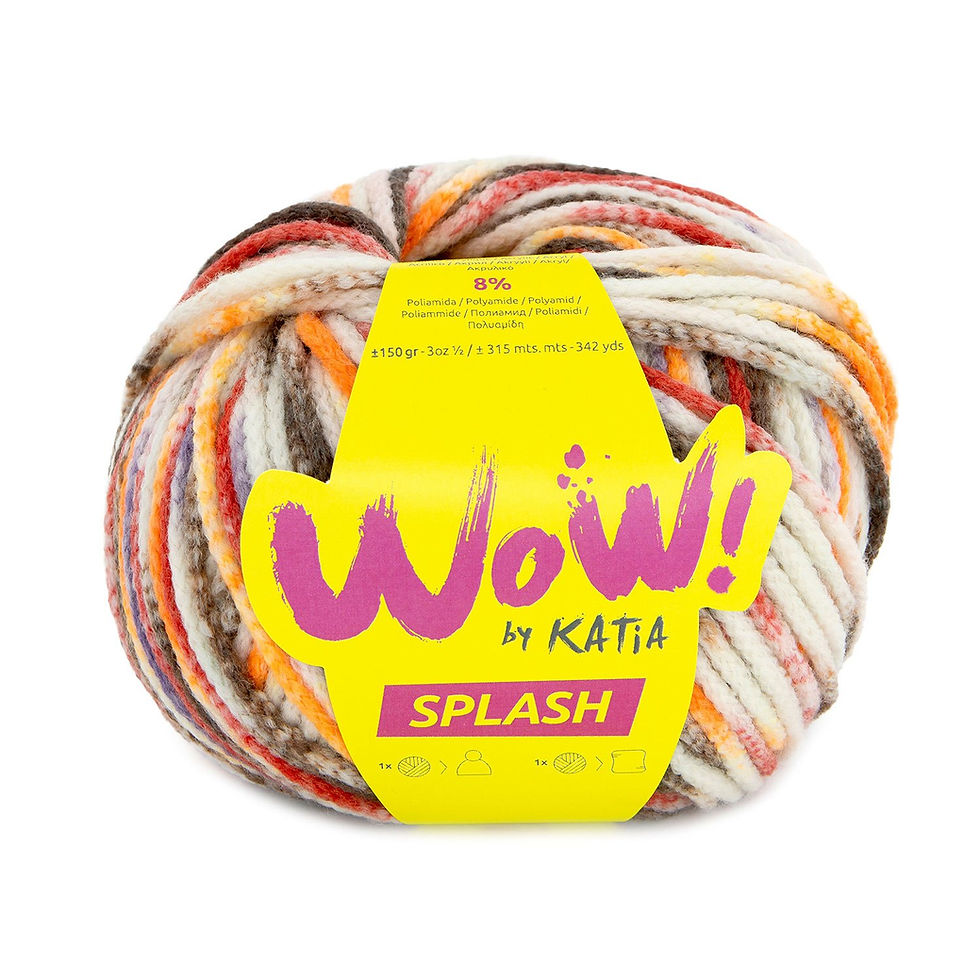 Miniaturbild: KATIA Katia Wow Splash 150g mit Wolle | freie Farbwahl | weich und flauschig