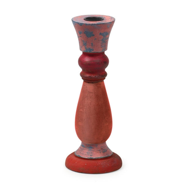 PIP Kerzenleucher Wooden candle stand H 21cm