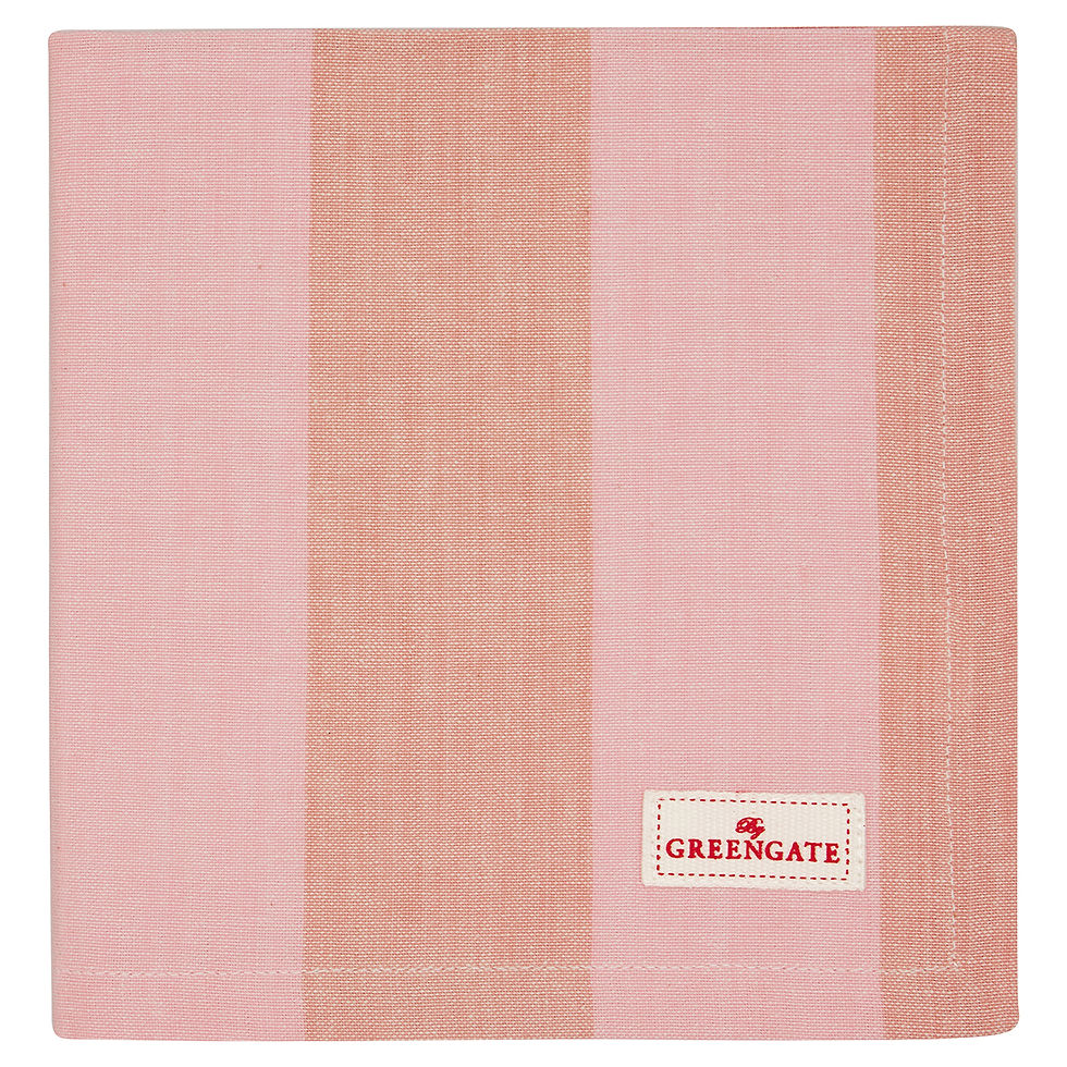 Greengate Stoffserviette Alfrida coral 40x40cm