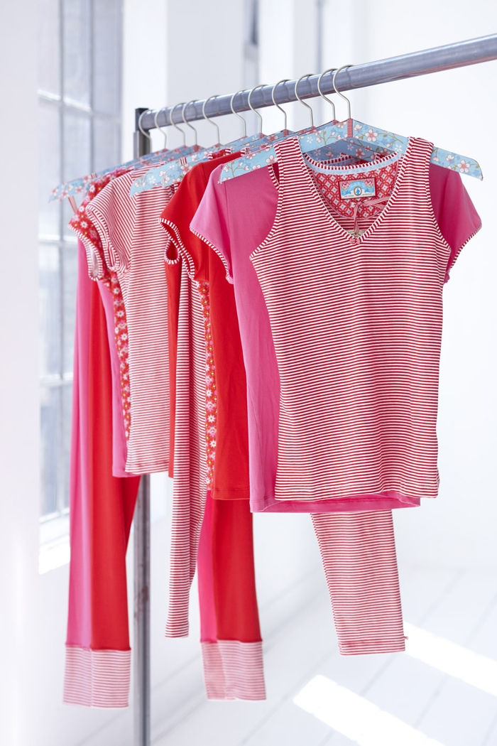 Miniaturbild: Pip Studio Toy Cherry Blossom Sleeve Top | T-Shirt pink | Wellness