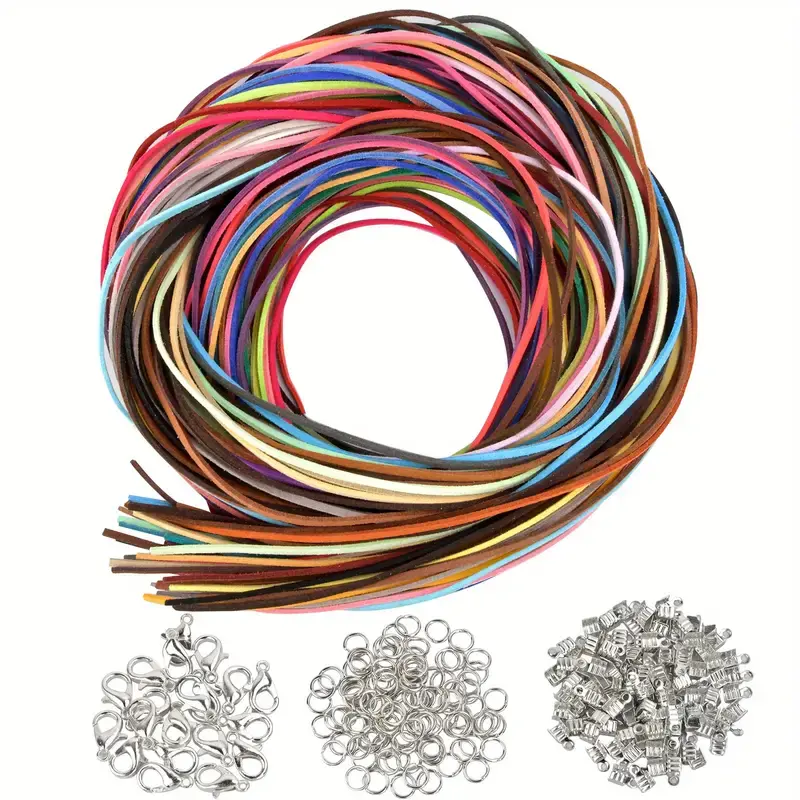 Miniaturbild: Lederband-Set | 20 Lederbänder mit Zubehör | Dekoration I DIY-Bastelarbeiten