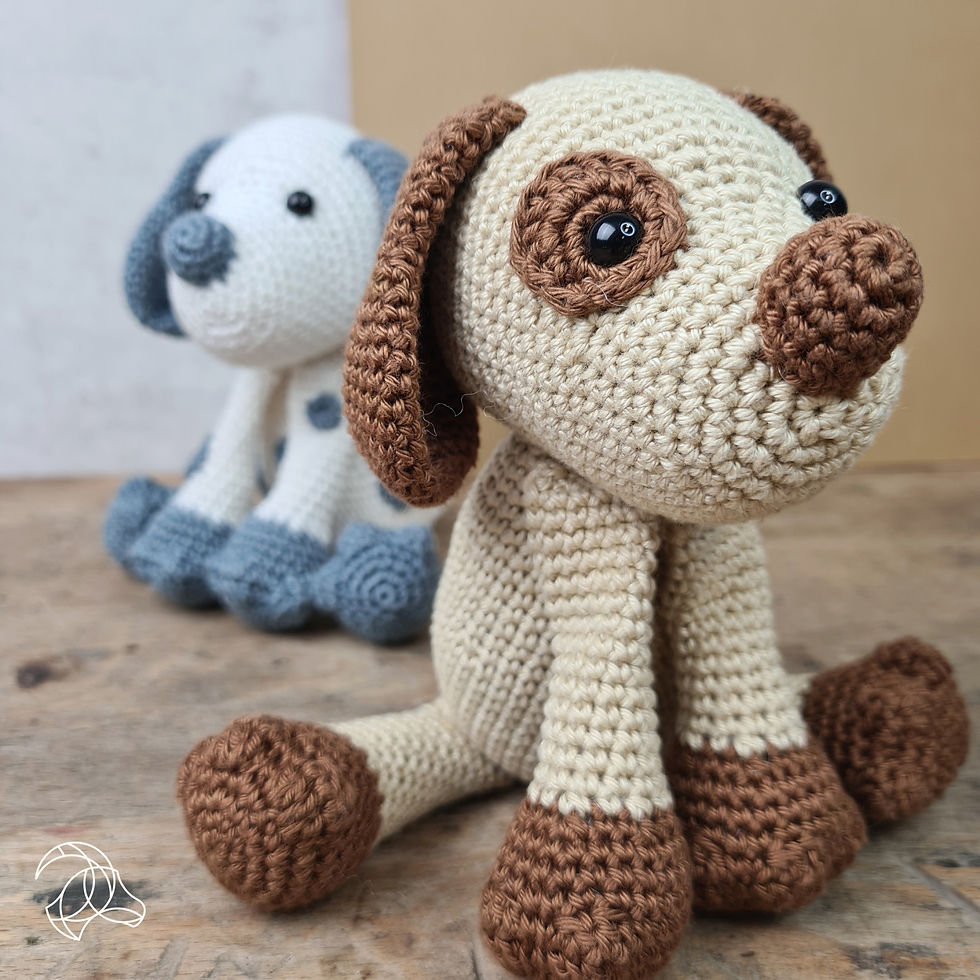 Miniaturbild: HardiCraft Brix Puppy Hund Welpe Häkelset | DIY Geschenkset