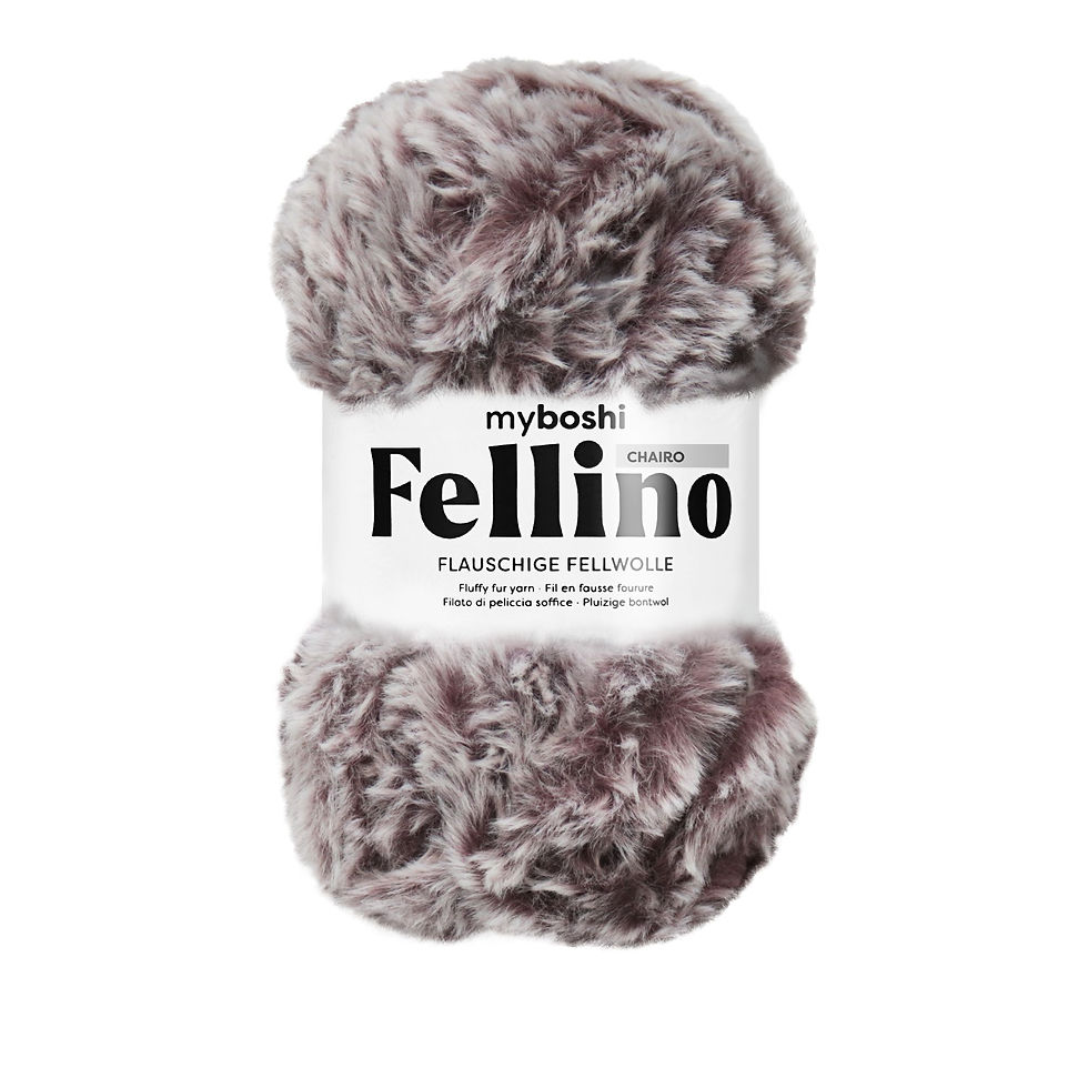 Miniaturbild: myboshi Fellino | Flauschige Fellwolle zum Häkeln und Stricken | vegan