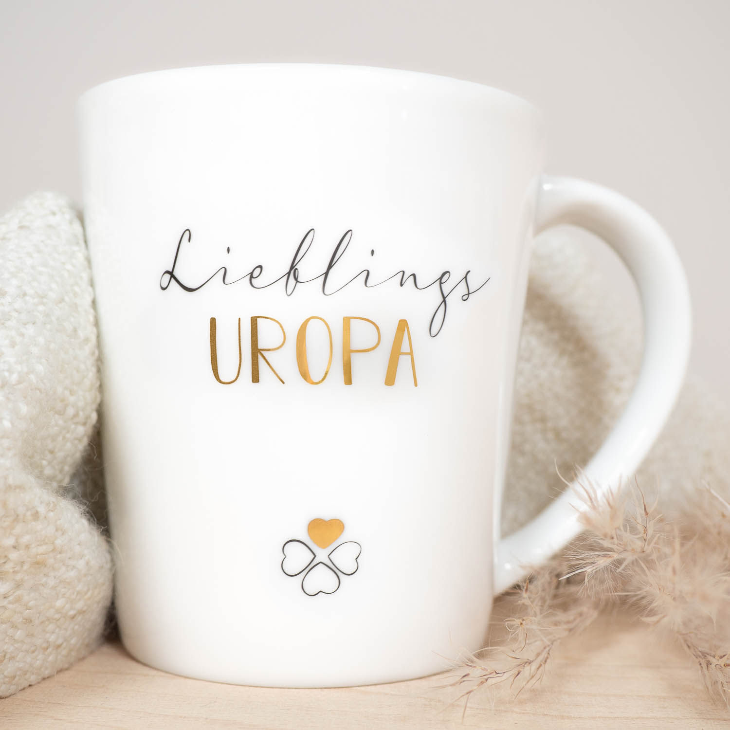Mintkind Porzellan Becher "Lieblings-Uropa"