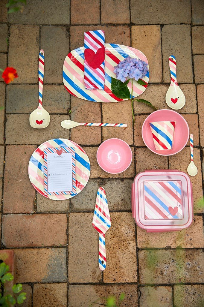 Miniaturbild: RICE Baumwolle Geschirrtuch - Candy Stripes