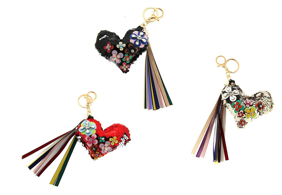 Sweet Deluxe Schlüsselanhänger Flowerheart Mix