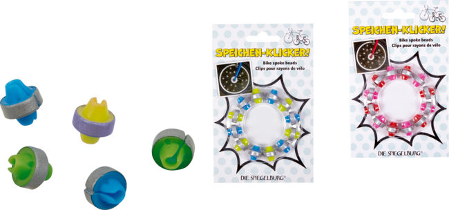 Spiegelburg Speichen‐Klicker (12 St.) | Pimp my bike! Kids| 2 Farben
