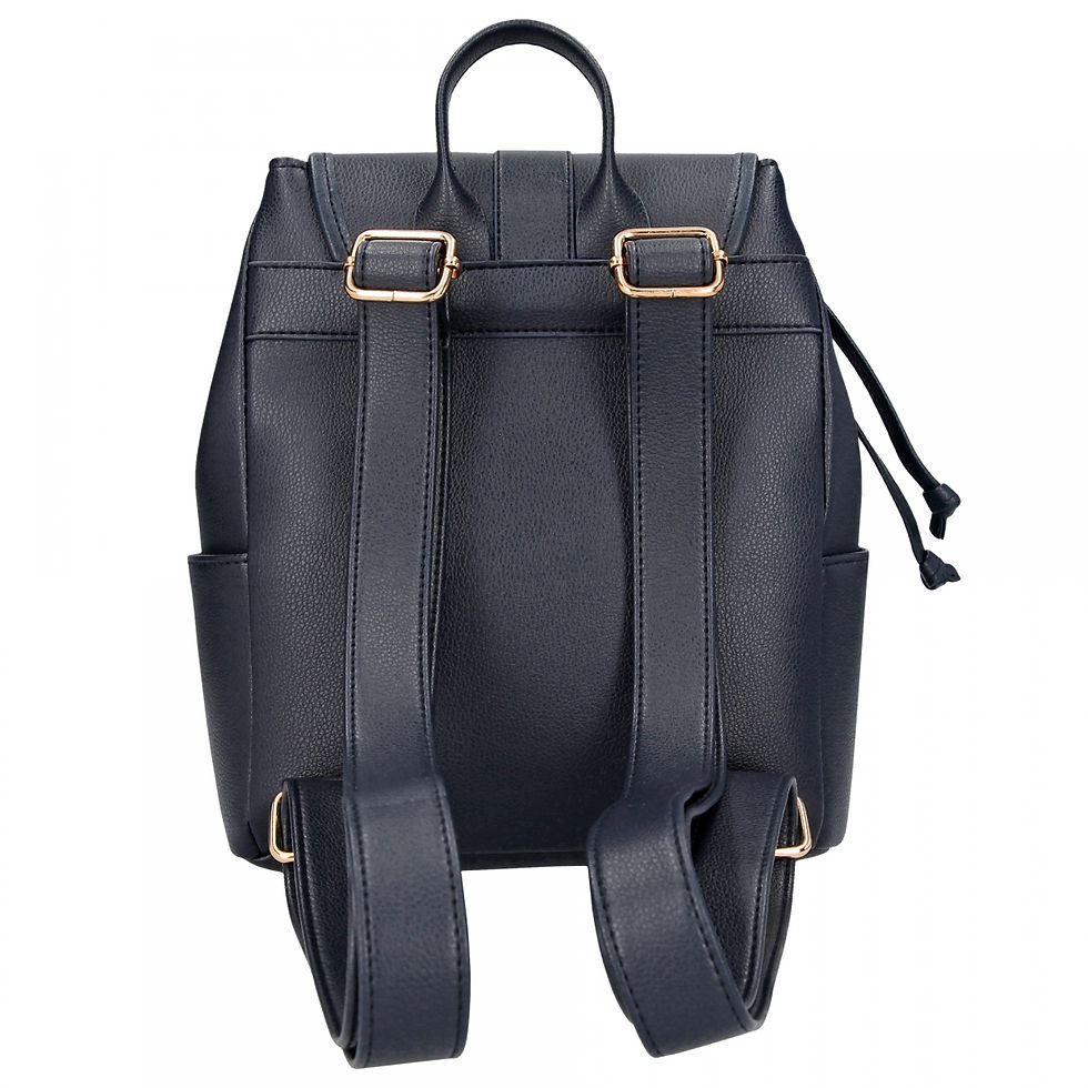 Miniaturbild: Miss Melody Rucksack Blau | aus veganem Leder
