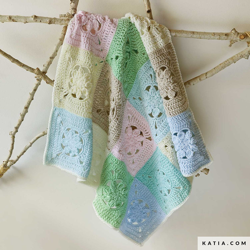 Miniaturbild: KATIA Bunny Blanket: 16 Knäuel und Plüschtier | Bunny in Wonderland