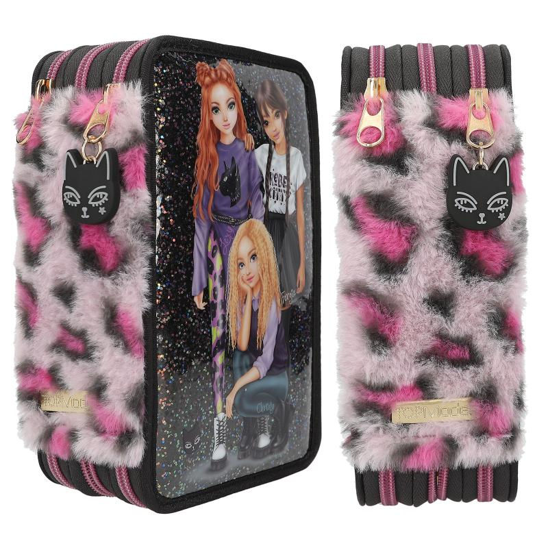 Miniaturbild: TOPModel 3 Fach Federtasche REBEL KITTY |Christy Fergie Lexy