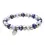 Miniaturbild: Lizzy Mae Perlen Armband Edelstahl | Mix Galaxy Pearls | 5mm | blau silber creme