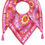 Miniaturbild: Zwillingsherz Viereckstuch "Mandala Happy and Beautiful" | pink | Bambus Viscose