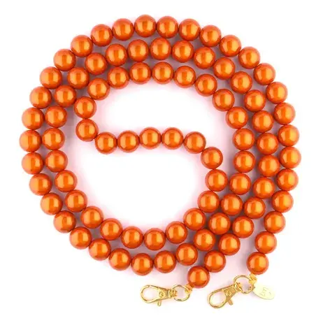 Lizzy Mae Perlen Handykette Orange | 14mm