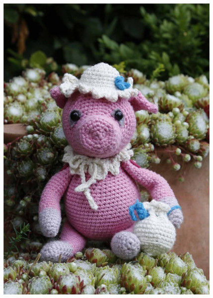 Miniaturbild: Go Handmade Schweinchen Hillary | Häkel-Set zum Selbermachen