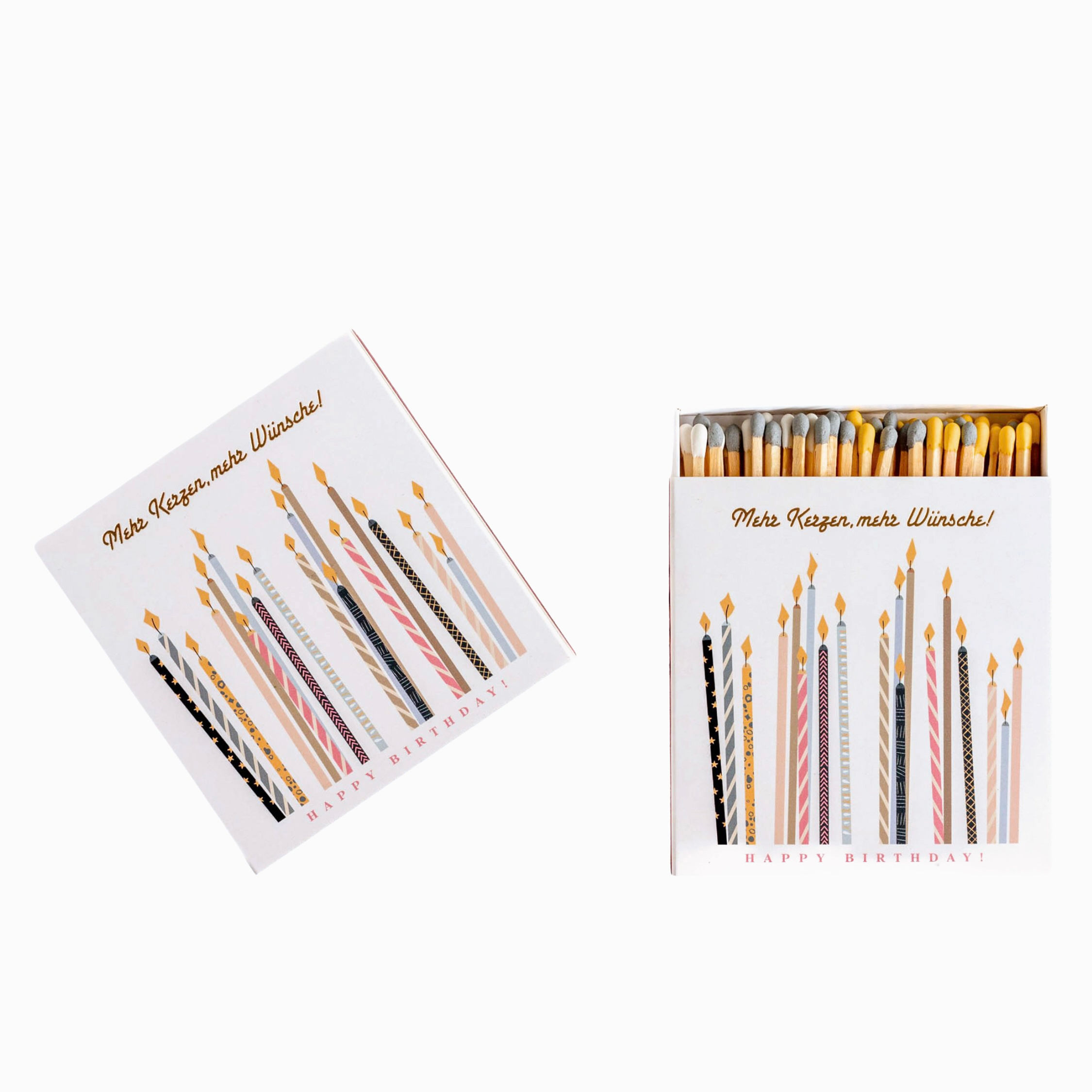 Overbeck and Friends Streichhölzer XL | Happy Birthday