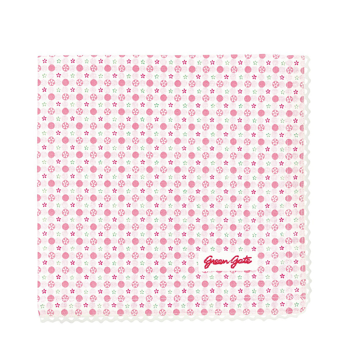 Greengate Stoffserviette Mimi pale pink 40x40cm