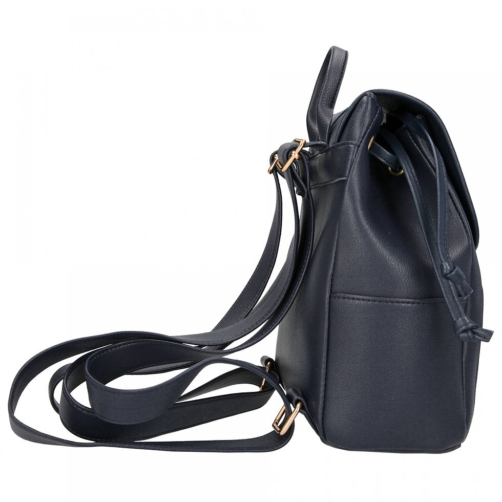 Miniaturbild: Miss Melody Rucksack Blau | aus veganem Leder