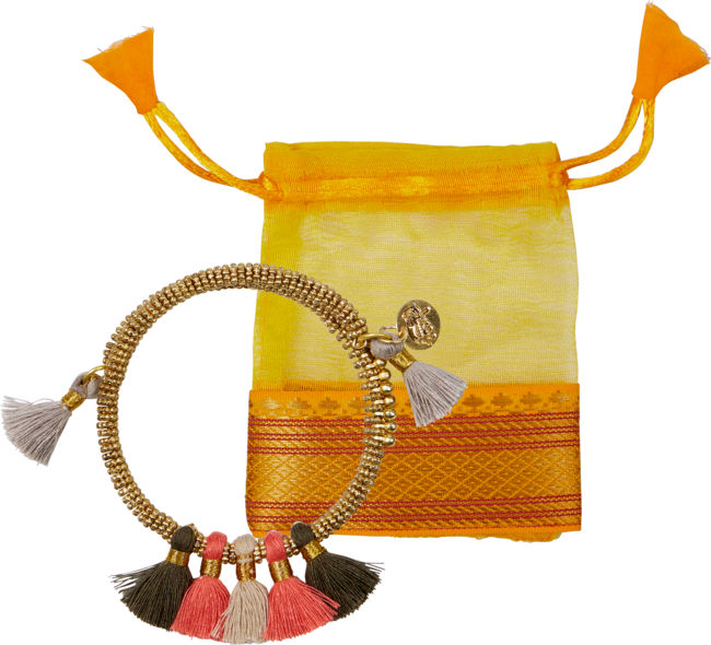 Miniaturbild: Spiegelburg Armreifen I love India | 3 Farben | Geschenkbeutel