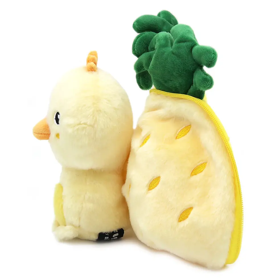 Miniaturbild: Les Déglingos FLIPETZ | Plüschtier Küken Ananas | wandelbar