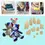 Miniaturbild: Nähset Teddybär für Kinder  | 11-teiliges Schnittmuster | DIY Teddy in 4 Größen