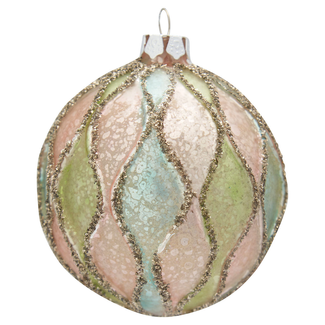 Greengate Weihnachtskugel Sonia Vintage Glitter Ø 8cm