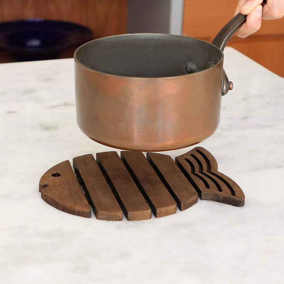 Miniaturbild: Joy Kitchen Untersetzer aus Holz - Fisch