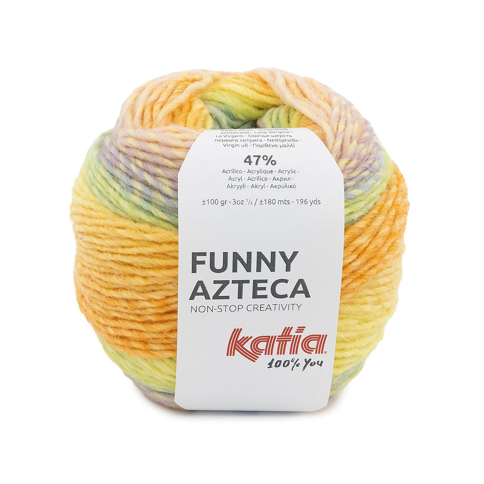 Miniaturbild: KATIA Funny Azteca Farbverlauf Wolle | ganzjährig | Pulli, Mütze, Schal | 100g