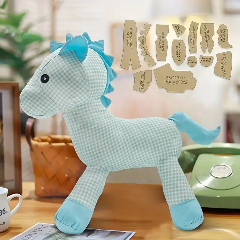 Miniaturbild: Nähset Pferd für Kinder  | 13-teiliges Schnittmuster | DIY Ponny in 3 Größen