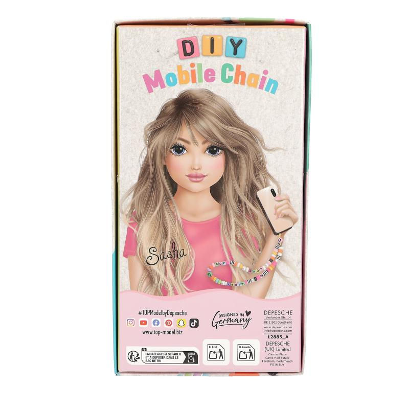 Miniaturbild: TOPModel Sasha DIY Mobile Chain | Bastel-Set für Handy und Schlüssel