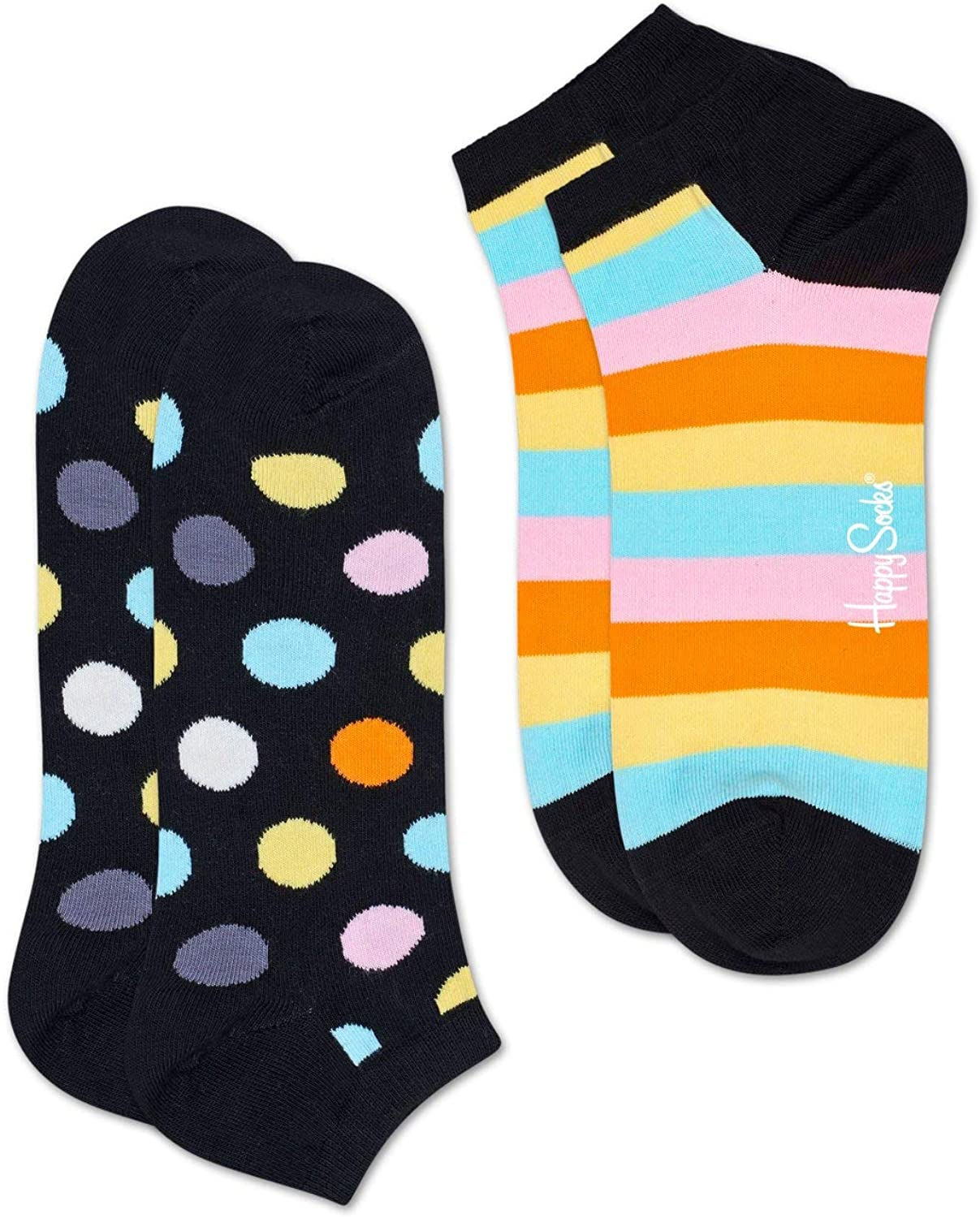 Happy Socks Sneaker Socken | Happy Big Dot Low Socks | 2 Paar | 36-46