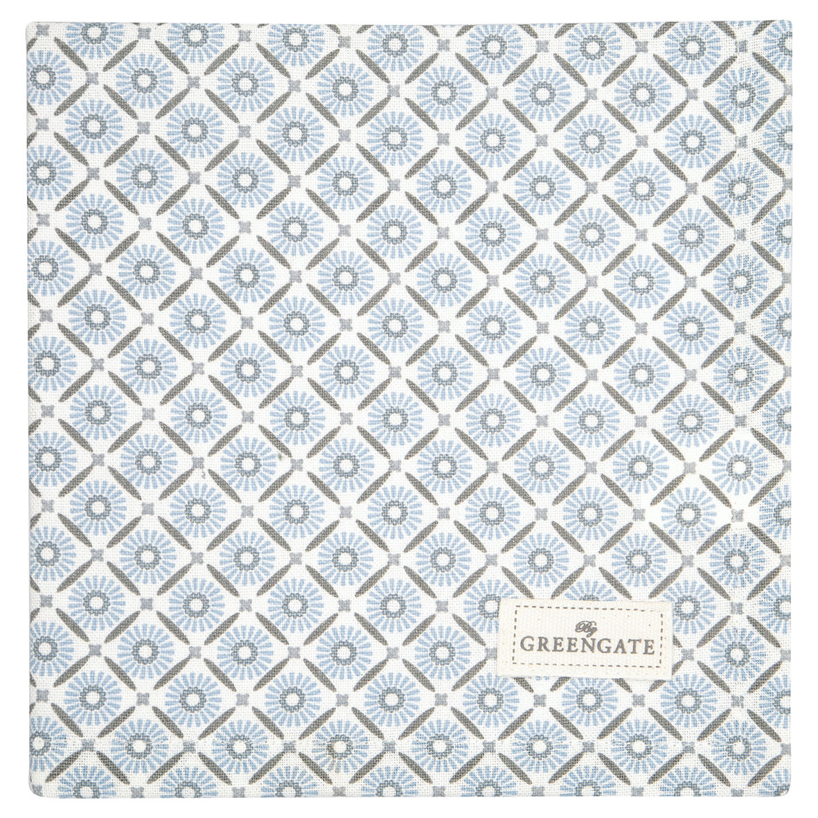 Greengate Stoffserviette Alva white 40x40cm