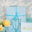 Miniaturbild: Overbeck and Friends Funkel Perlen Dekoanhänger Blume S Nordic blau