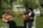 Duet at wedding