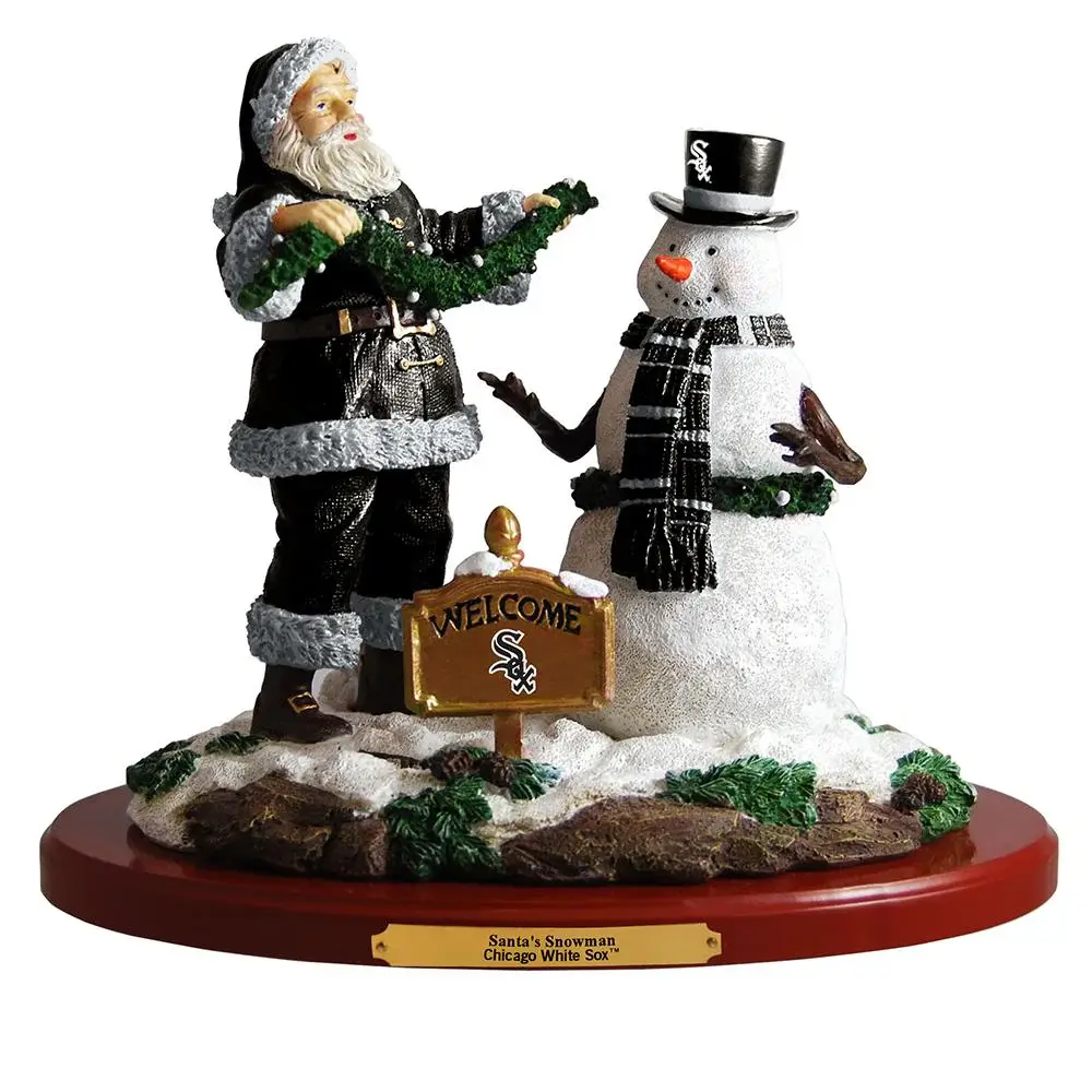 Memory Company White Sox Santa's Snowman