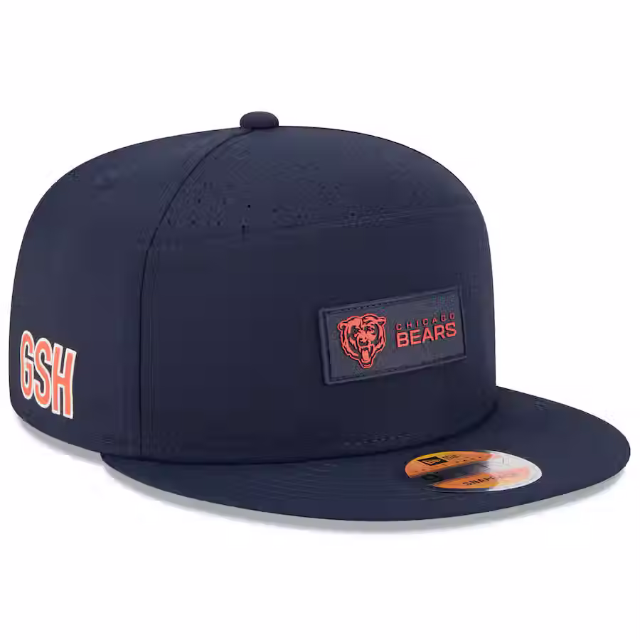 Bears 2025 Sideline Split Panel 9FIFTY Snapback