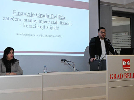 Konferencija za medije - Financije Grada Belišća: zatečeno stanje, mjere stabilizacije i koraci koji slijede