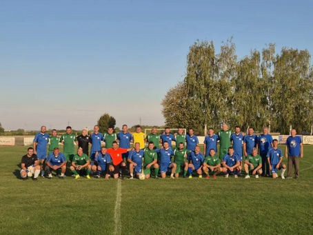 Nogometni veterani BSK-a Bizovac i Valpovke iz Valpova odigrali utakmicu u povodu 100. obljetnice kluba