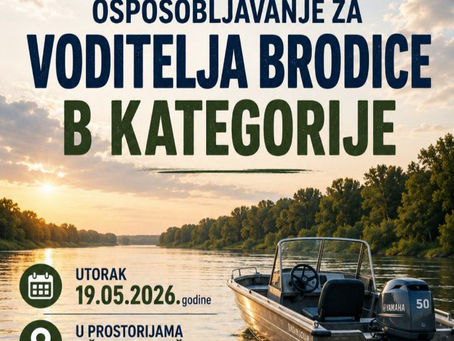 Osposobljavanje za voditelja brodice B kategorije u Šagu