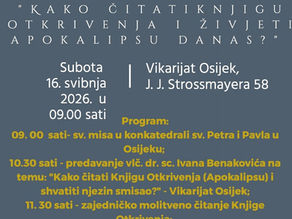 Treći Festival Biblije održat će se 16. svibnja u Osijeku