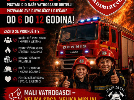 DVD Ladimirevci poziva najmlađe da postanu dio vatrogasne obitelji