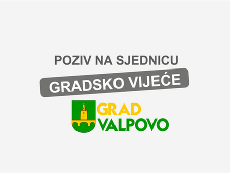 Sazvana 10. sjednica Gradskog vijeća Grada Valpova