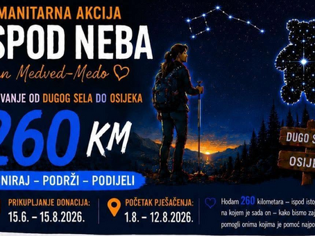 Klementina Batinić danas kreće na posljednju etapu humanitarnog puta od Valpova do Osijeka