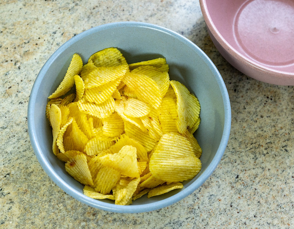 Thumbnail: Set van 3-Vaks bordje en saladeschaal Azure