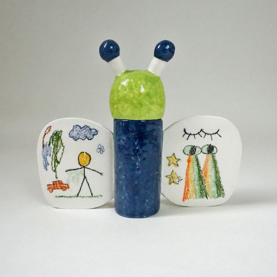 Thumbnail: Butterfly pencil holder