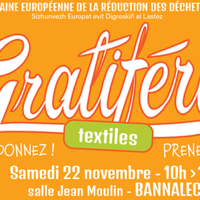 Gratiféria textiles : un week-end pour donner une seconde vie à vos vêtements !
