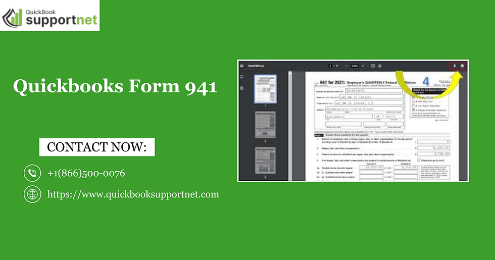 QuickBooks Form 941 Guide: File, View & Fix Payroll Reports